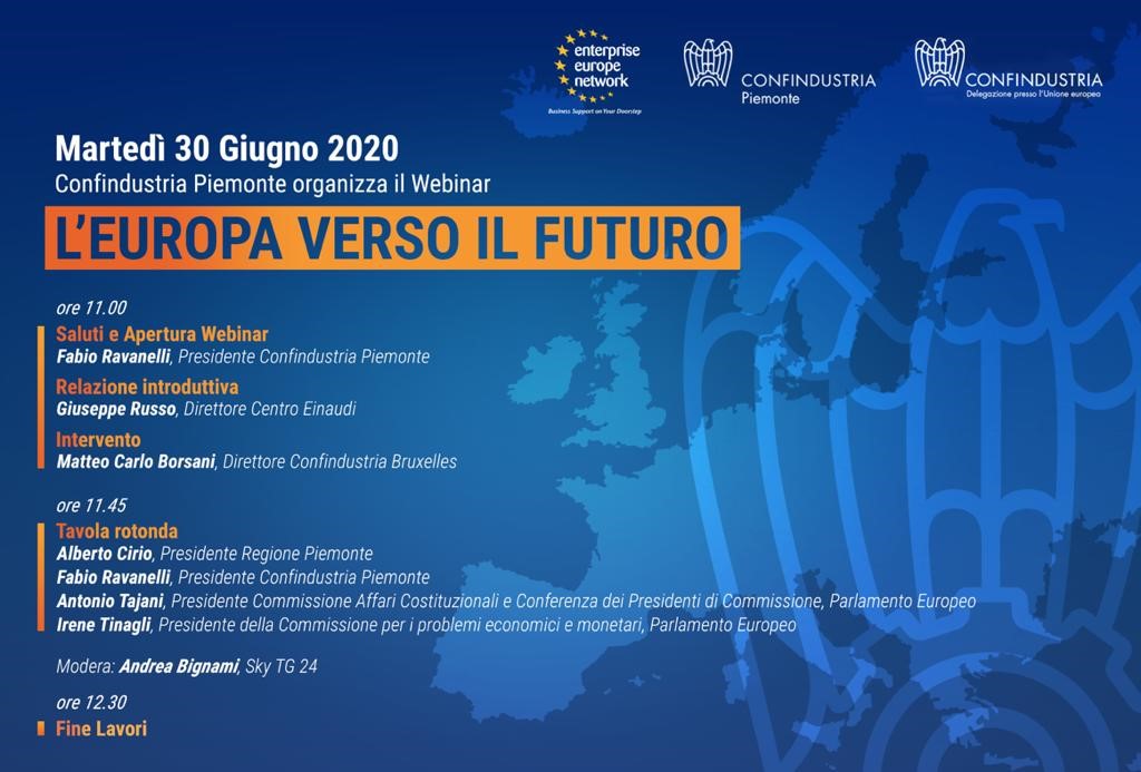Save the date Webinar Europa verso il futuro