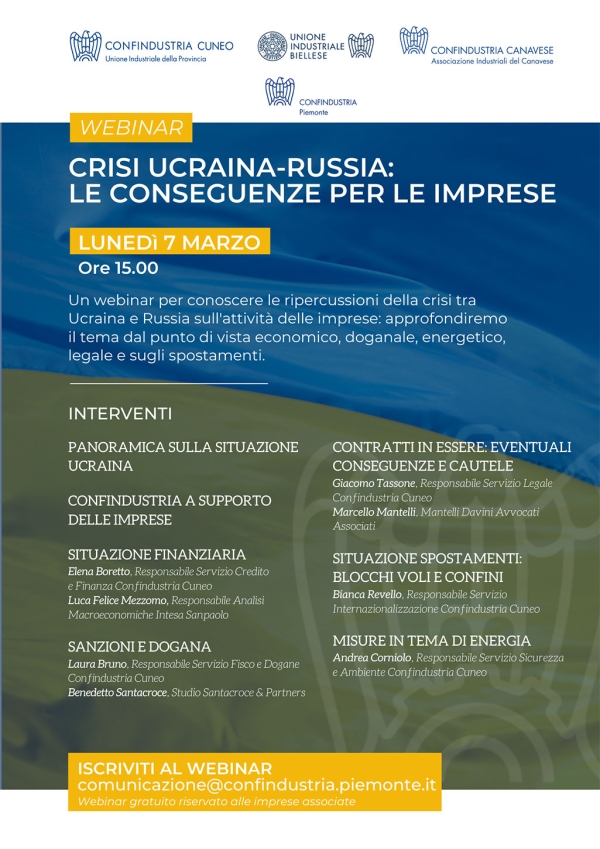 Crisi Ucraina-Russia: le conseguenze per le imprese