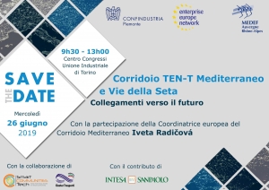 Convegno: Corridoio Ten-t Mediterraneo e Vie della Seta. Collegamenti verso il futuro - Torino