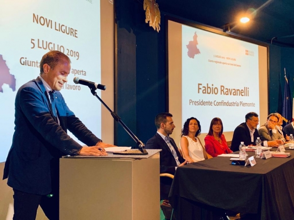 Giunta regionale monotematica sui temi del lavoro, la dichiarazione del Presidente di Confindustria Piemonte Fabio Ravanelli - Novi Ligure